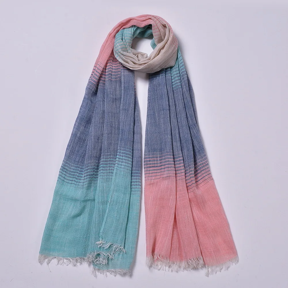 

Elegant Women Long Print Chiffon Scarf Beach Cover Up Wrap Ladies Shawl Large Plaid Scarves Pink Landscape Print Scarf Shawl