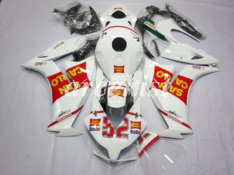 ABS Полный обтекатели комплект Подходит для HONDA CBR1000RR 2012 2013 для детей возрастом 12, 13, 14, 15, 16 CBR1000 1000RR тела комплект номер 52
