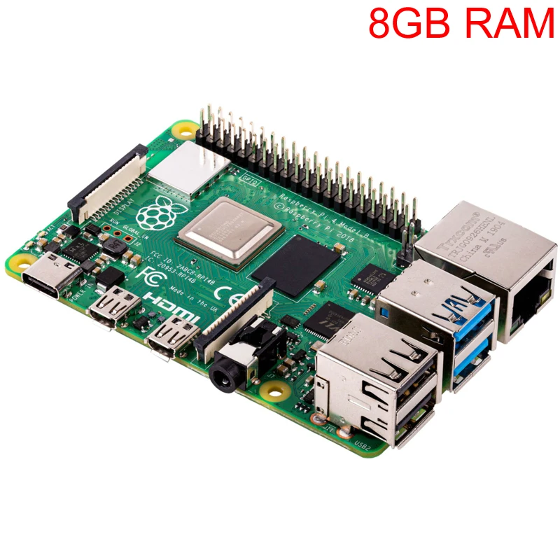 Микрокомпьютер Raspberry Pi 4 Model B BCM2711 8 Гб ОЗУ четырехъядерный Cortex-A72 ARM v8 1 5 ГГц