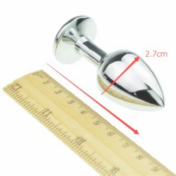 Anal Plug Waterproof Stainless Steel Smooth Touch Anal Butt plug Sex Toys Sex Products For Women Men Couple Sex Toy Buttplug 4