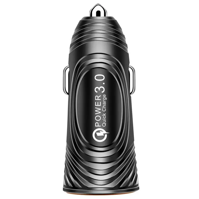 QC3.0 одиночный USB мобильный телефон автомобильное зарядное устройство скраб один