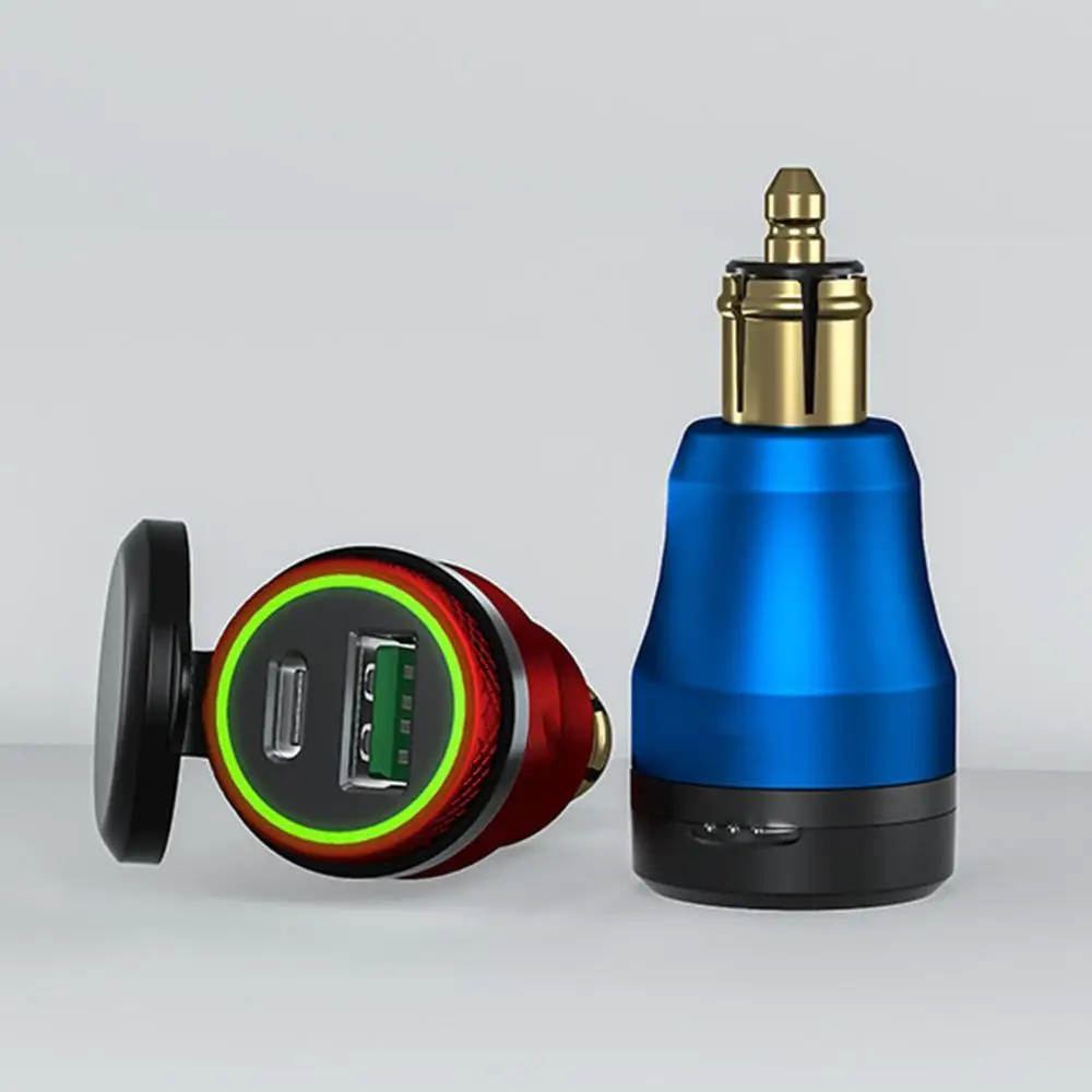 12 V-24 V QC3.0 Тип usb C PD адаптер питания для быстрой зарядки Зарядное устройство Hella DIN ЕС розетка для поездок на мотоцикле DUCATI мотоцикл B8