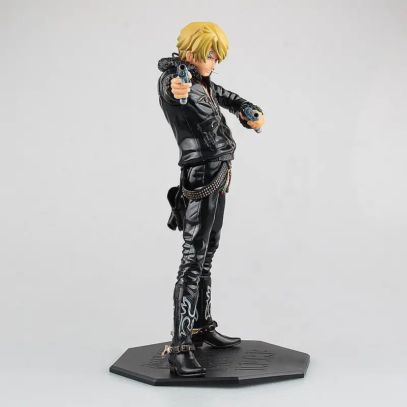 

One Piece Theater Version of Black Cloth Double Gun Sanji Garage Kit Xiangjishi Pop HACKBUTEER Three Gunslinger Boxed Model