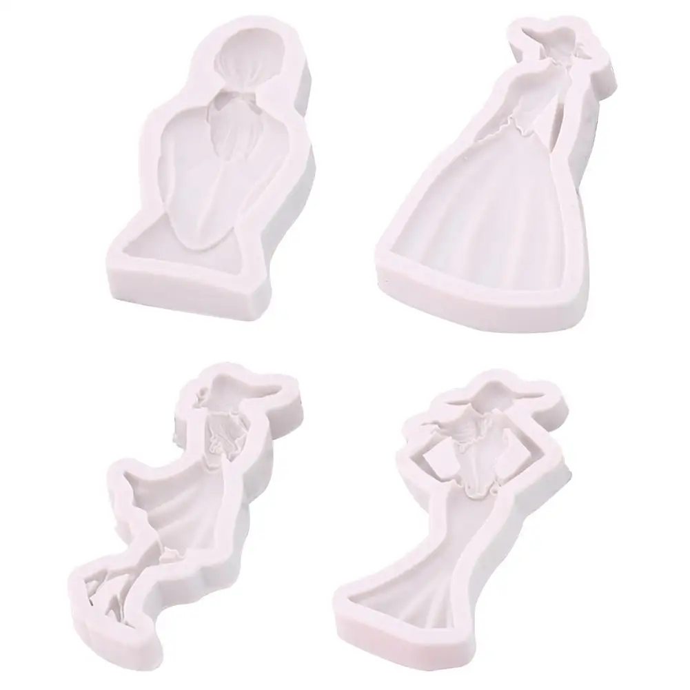 

DIY Silicone Girl princess queen Mold Chocolate Cake Fondant Molds Cake Decoration Tools Kitchen Baking Accessories