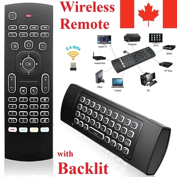 

Wireless Keyboard Remote Control Air Remote Mouse For TV Box Smart TV PC Laptop Projector