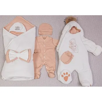 

Комплект на выписку 6-ти предметный ЗИМА Комплекты на выписку и для прогулок 0-6 мес