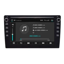 Универсальное 2 DIN " автомобильное стерео радио с кнопкой ручки Android 8,1 1080P четырехъядерный ram 1 Гб rom 16 ГБ gps Wifi зеркальное соединение