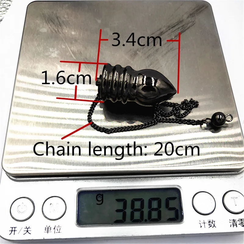 Ya.x Metal spirit swing FM divination hypnosis metal brass non-crystal metal copper solid standard pendulum energy therapy
