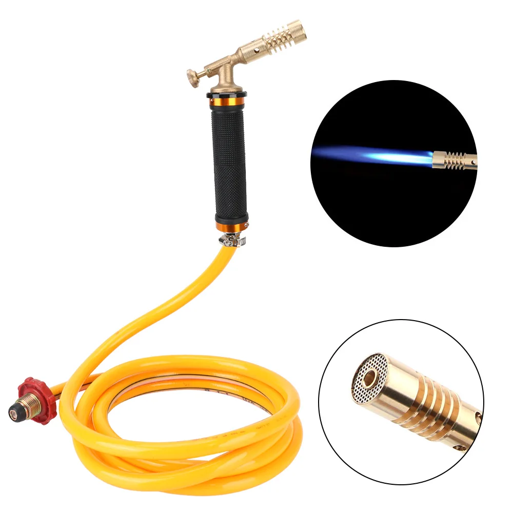 

Liquefied Propane Gas Welding Tool Electronic Ignition Welding Gun for Soldering Weld Cooking Heating Welding Gas Torch Copper