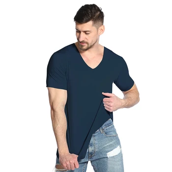 

2020 New men T-shirt Tights Fitness Quick Dry Casual Stretch Top Tee Shirt gyms Fitness Plus
