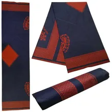 Черная африканская голландская настоящая печатная восковая ткань для женского платья 6 ярдов DIY швейный материал из Анкары и Нигерии настоящая восковая ткань