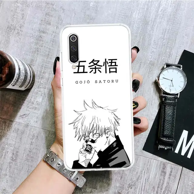 Jujutsu Kaisen Gojo Satoru Phone Case For Xiaomi Redmi Note 10 9 8 Pro 9S 8 8T 7 6 5 6A 7A 8A 9A 9C 4X S2 K20 K30 Art Cover Coqu FB177-4