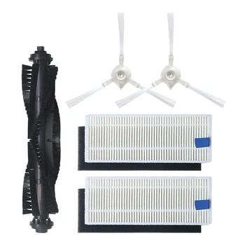 

5 Piece Robot Vacuum Cleaner Spare Parts Side Brushes HEPA Filter Main Brush Replacement for Vacuum Cleaner 360 S6