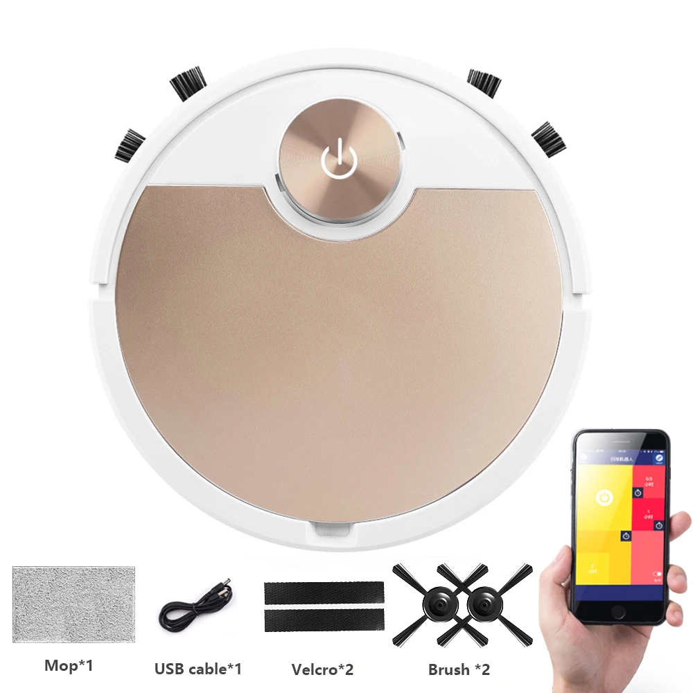 US $33.56 ES06 Smart Robot Vacuum Cleaner Mobile Phone APP Remote Control Automatic Vaccum Cleaner For Home Dust Removal Cleaning Sweeper