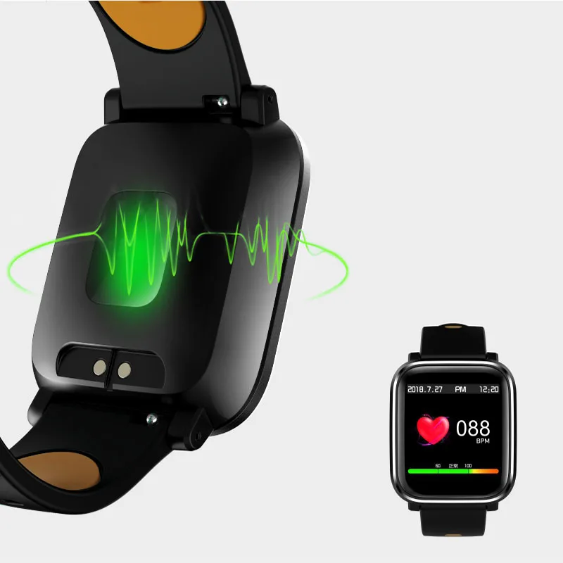 BINSSAW Q58 Smart wristband color screen UI with measuring pressure pulse meter watch support pedometer sleep monitor sport band