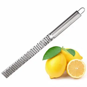 

1pc Stainless Steel Cheese Slicer Multi-use Lemon Zester Silver Peeler Kitchen Tools Cooking Cheese Graters Butter Cutter