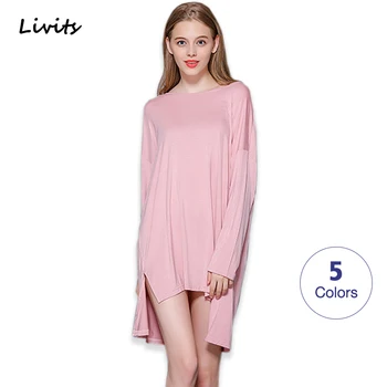 

Women's Pyjamas Modal Stretchy Short Sleeve Nightgown Nightdress Sleepwear Nightwear Nightie Summer For Plus Size Female