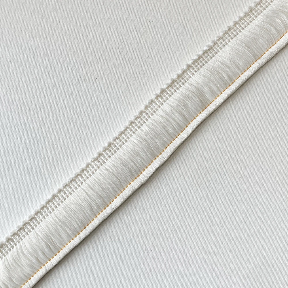 장 블랙 화이트 트림 프린지 소파 홈 인테리어 의류 장 베개 레이스 액세서리 4.5cm 폭 5미터/롤