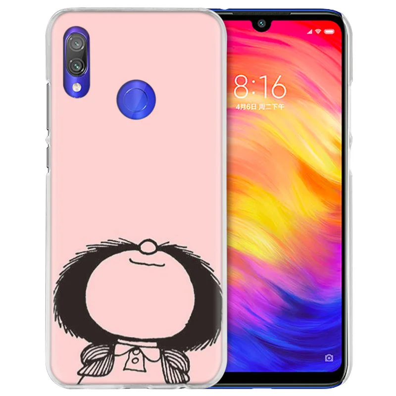 Case Cover for Xiaomi Redmi Note 7 7A 7S 6 6A 5 Y3 K20 Mi 8 9T CC9 CC9E A1 A2 A3 Play F1 Lite Pro Plus Mafalda Anime