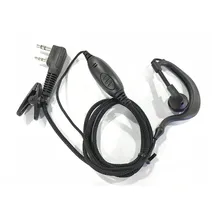 Надежный вязаный кабель для наушников K plug 2 булавки Оливер большой PTT для Kenwood Baofeng TYT марки WOUXUN, Puxing Linton и т. д. рация