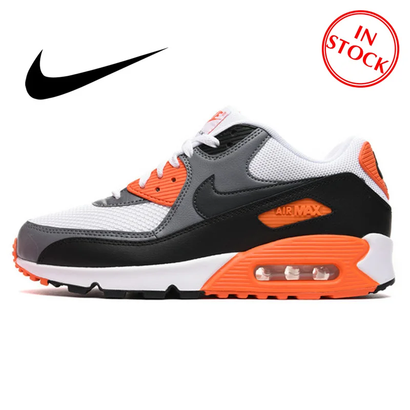 

Original Authentic NIKE Men's AIR MAX 90 ESSENTIAL Breathable Running Shoes Sneakers Comfortable Out of The Trend 537384-090