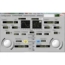 Gerador de sinal dds contador 60mhz função de canal duplo forma de onda senoidal arbitrária w8ea