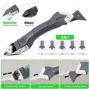 

24 Pcs Silicone Solvent, Silicone Grout Tool Set with Grout Tool for Kitchen Bathroom Floor Tiles