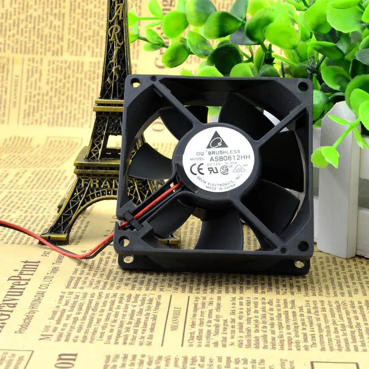 ASB0812HH 8025 8 см 12V0. 30A защиты электродвигателя Вентилятор охлаждения