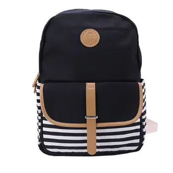 

3pcs School Backpack for Women Girls Canvas Laptop Daypack Teenage Schoolbag Bookbag Purse Set C90E