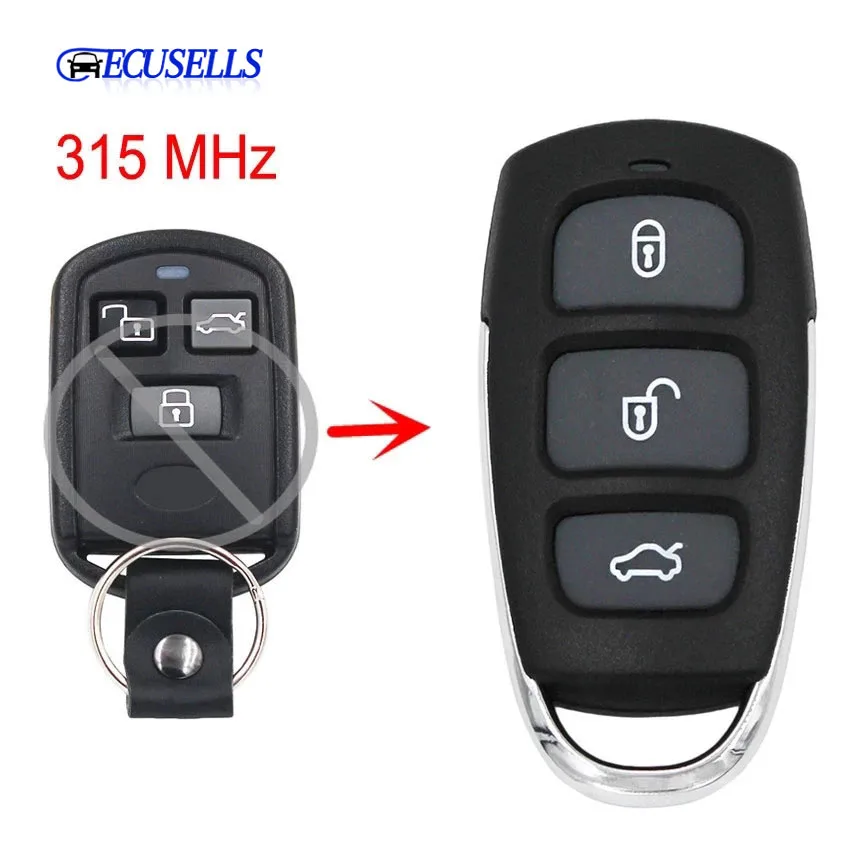 Upgraded Remote Car Key Control Fob 315mhz For Hyundai Sonata 2001 2002 2003 2004 2005 Car Key Aliexpress