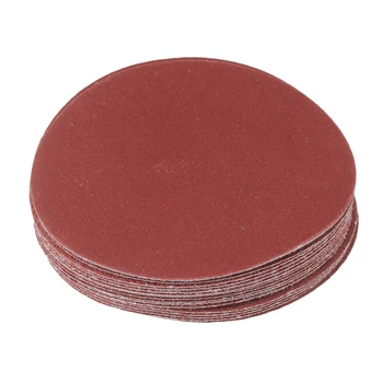

BQLZR 115mm Aluminium Oxide Round Disc Sandpaper 60/80/120/180# Pack of 20