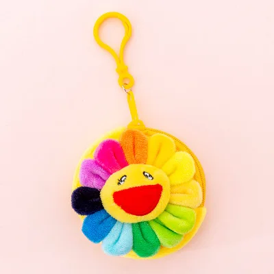 1pcs Coin Purse Подсолнечное масло для монет Кошельки канцелярские кавайная сумка на молнии Корейская Сумочка плюшевый Карандаш Чехол милый кошелек канцелярские школьные принадлежности - Цвет: 1pcs Coin Purse