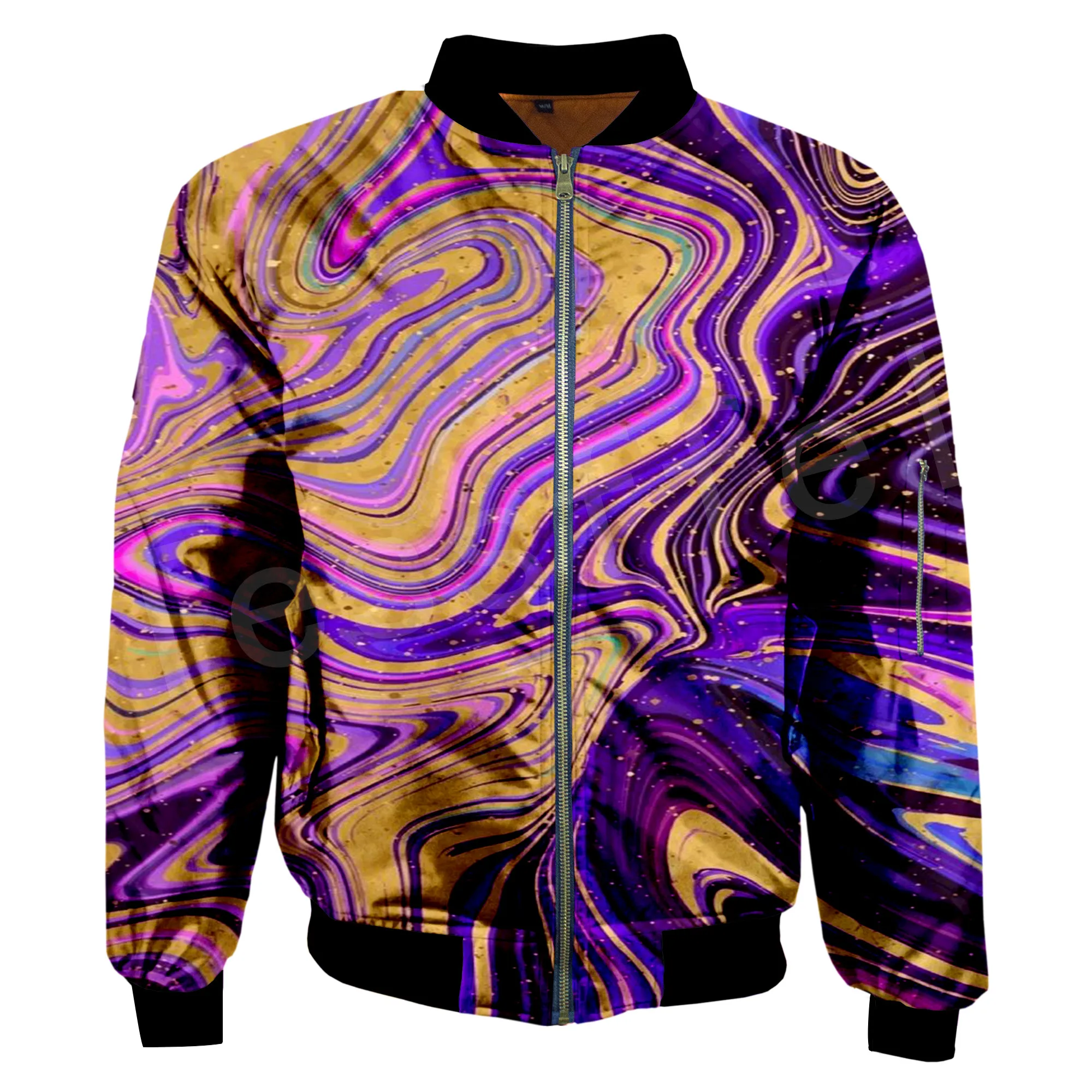 Tessffel New Fashion Harajuku Oli printing Art illusion Funny Colorful Men/Women 3DPrint Zipper/Hoodies/Hoodie/Bomber Jackets s3