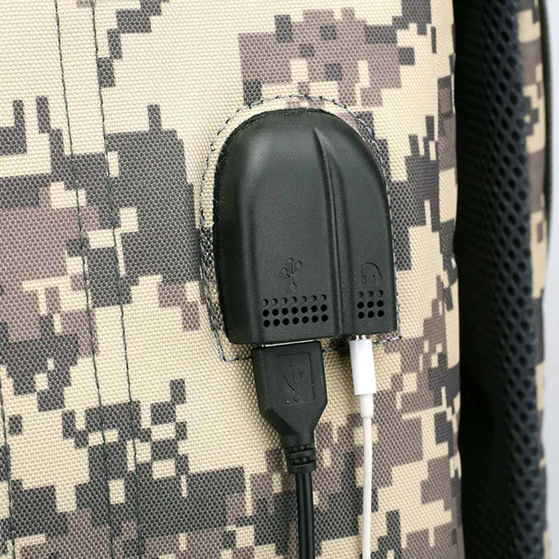 PUBG рюкзак сумка USB аудио интерфейс Playerunknown's Battlegrounds Уровень 3 Рюкзак инструктора открытый большой емкости рюкзак