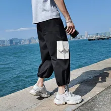 Модные штаны в стиле хип-хоп; винтажные Лоскутные вельветовые брюки-шаровары; уличная одежда в стиле Харадзюку; спортивные брюки; осенние брюки для мужчин