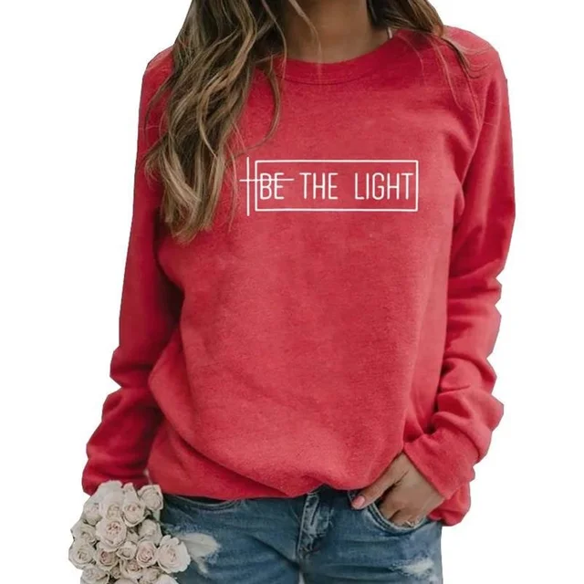 Be The Light Women's Pullover Sweatshirt 3
