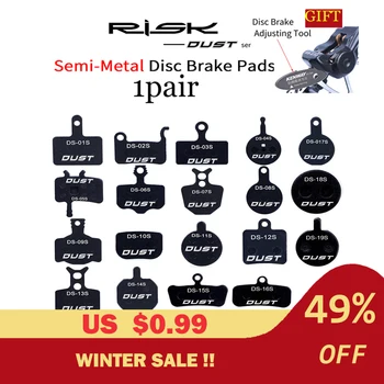 

1 Pair/2pcs Cycling Bike Copper Fiber Metal Mountain Disc Brake Pads for SHIMANO SRAM M800 BB5 Bicycle Parts Replacement