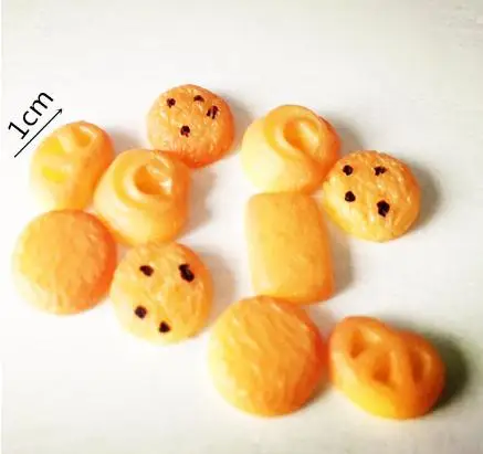 10pcs cookies 1 шт 1/6 масштаб миниатюрный кукольный домик, пищевая коробка для печенья, мини шоколадная кукла Blyth, еда для Барби, BJD, куклы, кухонные игрушки - Цвет: 10pcs cookies
