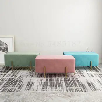 

Nordic creative ins net red sofa stool shoe stool home dressing bed end stool shoe store fitting room bar stool