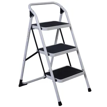 

Home Use 3-Step Short Handrail Iron Ladder