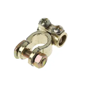 

2020 New 1Pair Alloy Car Battery Terminals Clamps Screw Connection Positive Negative Clip