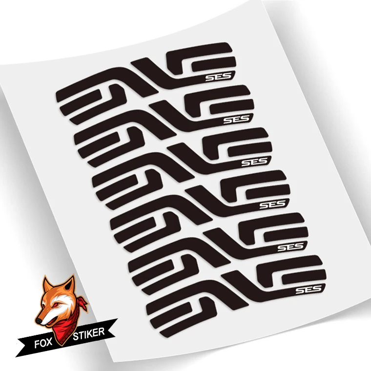 12pcs Logo 700c Road Bicycle Carbon Wheelset Sticker 30/38/40/50/55/60/80/88mm Brand Road Bicycle Wheels Sticker Decal