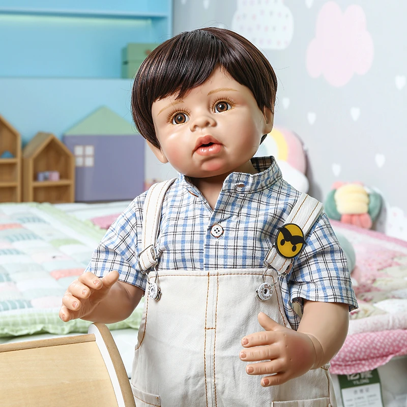 28 inch 70cm Reborn Doll Toddler Boy Doll Realistic Newborn Gift,Clothes Model