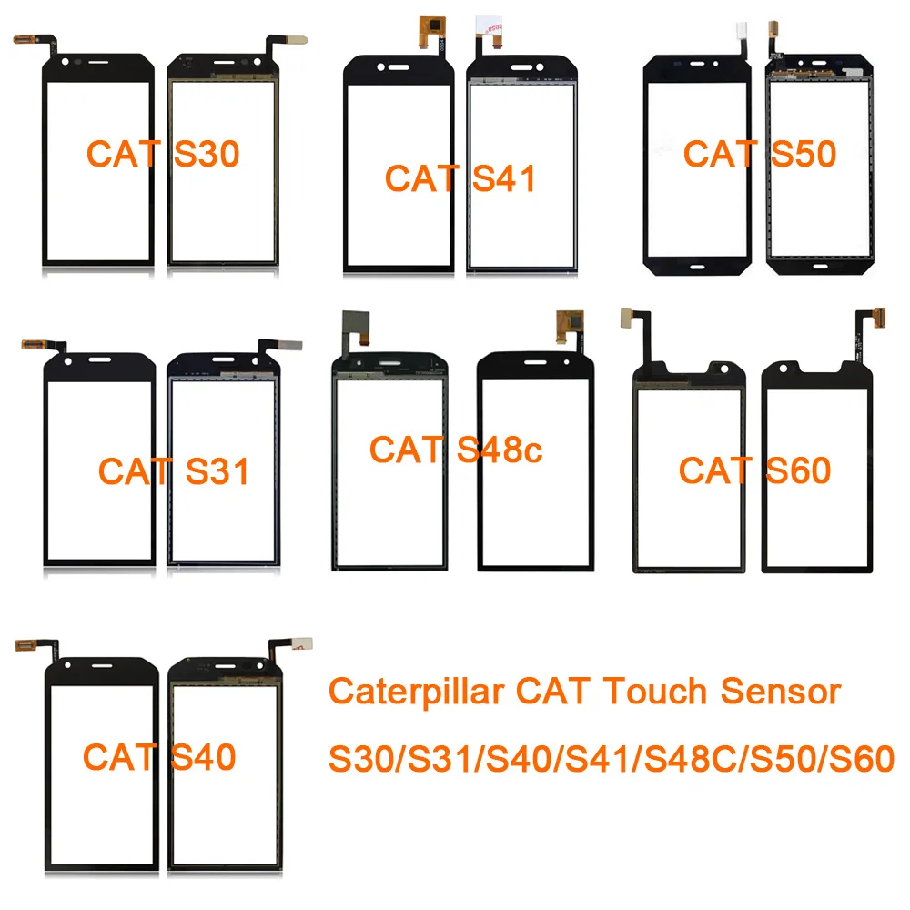 Per Caterpillar Cat S30 Touch Screen Digitizer Cat S40 Sensore Touch Screen Per Caterpillar S31 S41 S48C S50 Cat S60 Sensore Touch