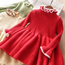 ; вязаный свитер для девочек; 5 шт./лот;