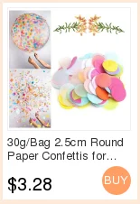 Разноцветные 30 г в упаковке 2,5 см бумажные конфеттические точки для украшения свадебной вечеринки аксессуары праздничное украшение-сюрприз