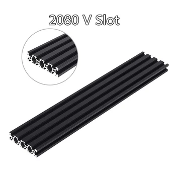 

800m Black 2080 V-Slot Aluminum Profile Extrusion Frame For Diy Cnc Engravers Tool 3d Printers For Building Decoration Use