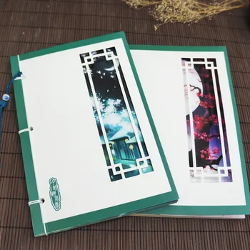 

5pattern Chinese style thread bound Gift Handmade version A5 featured notebooks office supplies notebooks for students