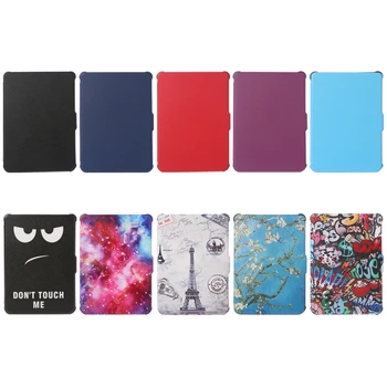 

For Kobo Clara Clear HD Ultra Slim Smart Cover TPU Leather Protective Cases