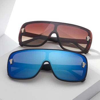 

2020 New Arrivals Square Sunglass With High Fashion Men Woman Brand Designer Oversize Retro Vintage Driver Goggles UV400